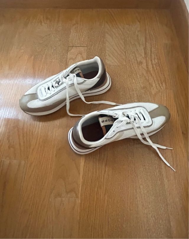Zapatillas HOFF Talla 39 Beige/Blanco