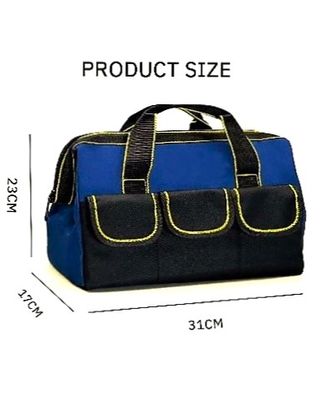Bolsa de herramientas azul 31x17x23cm. NUEVA