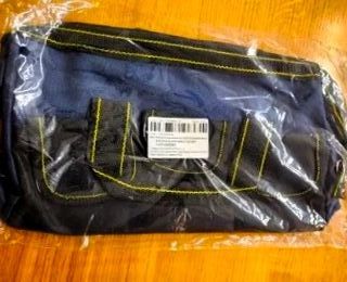 Bolsa de herramientas azul 31x17x23cm. NUEVA