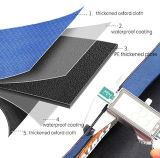 Bolsa de herramientas azul 31x17x23cm. NUEVA