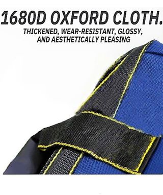 Bolsa de herramientas azul 31x17x23cm. NUEVA