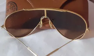 Ray Ban Wings Vintage Montatura Oro Lenti Marroni