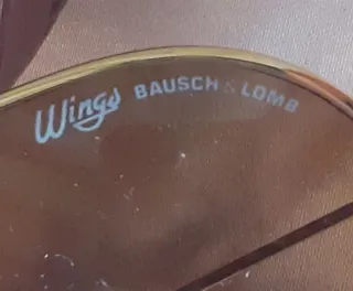 Ray Ban Wings Vintage Montatura Oro Lenti Marroni