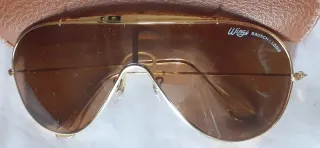 Ray Ban Wings Vintage Montatura Oro Lenti Marroni