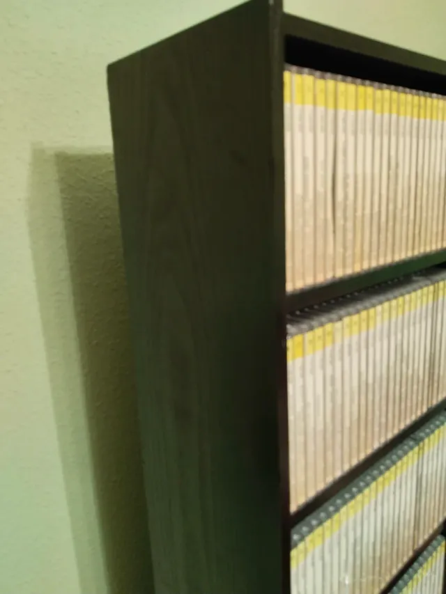 Estantería para CDs madera negra