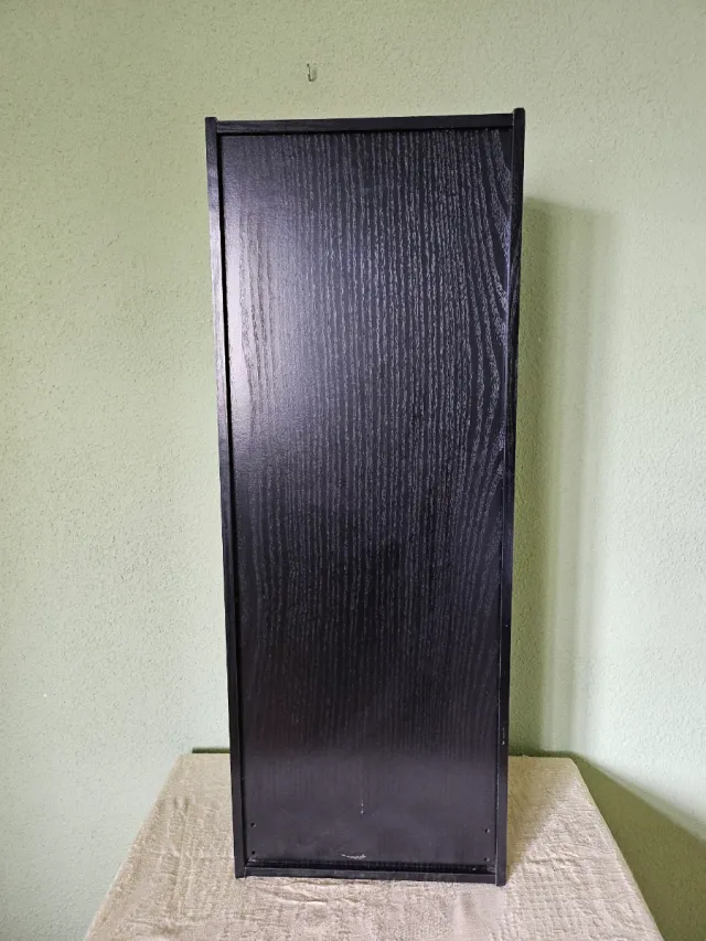 Estantería para CDs madera negra