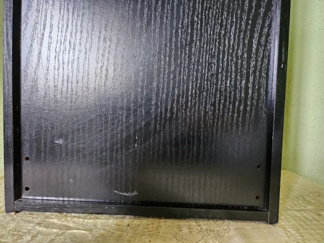 Estantería para CDs madera negra