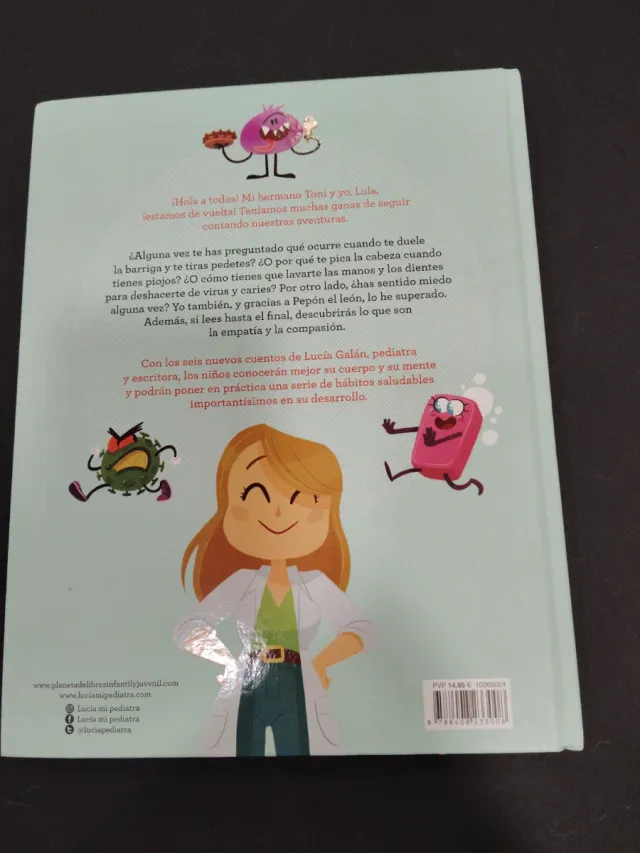 Libro Cuentos de Lucía, mi pediatra 2