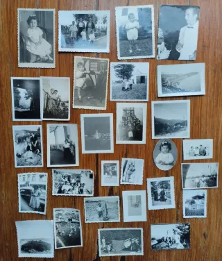 Lote de 100 antiguas fotografías variadas