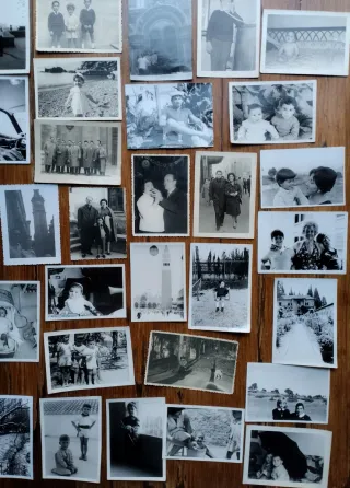 Lote de 100 antiguas fotografías variadas