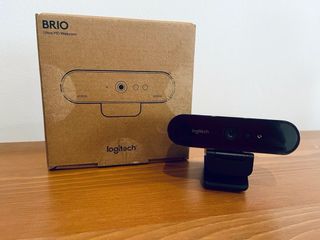 Webcam Logitech BRIO Ultra HD sin usar.