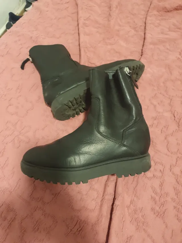 Botas Mango Talla 39 Negras