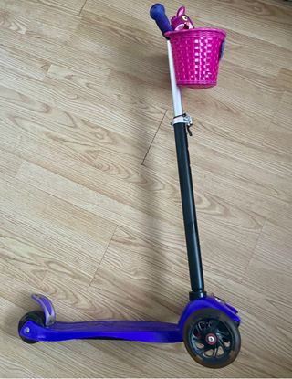 Patinete 3 ruedas Scooter morado 46003 Valencia