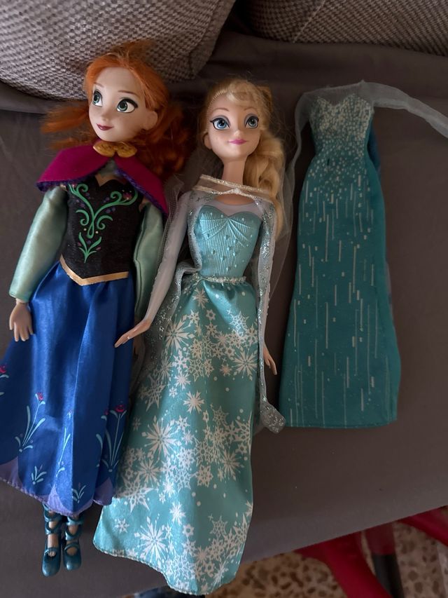 Muñecas Barbies Frozen Anna y Elsa
