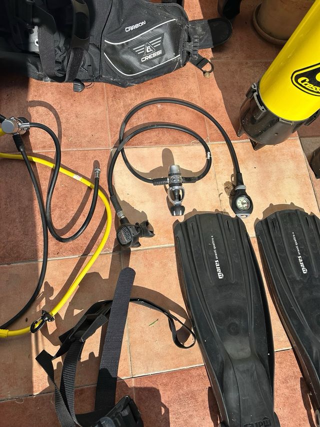 Lote equipo buceo completo