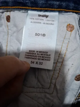 Levi's 501 jeans W34 L32