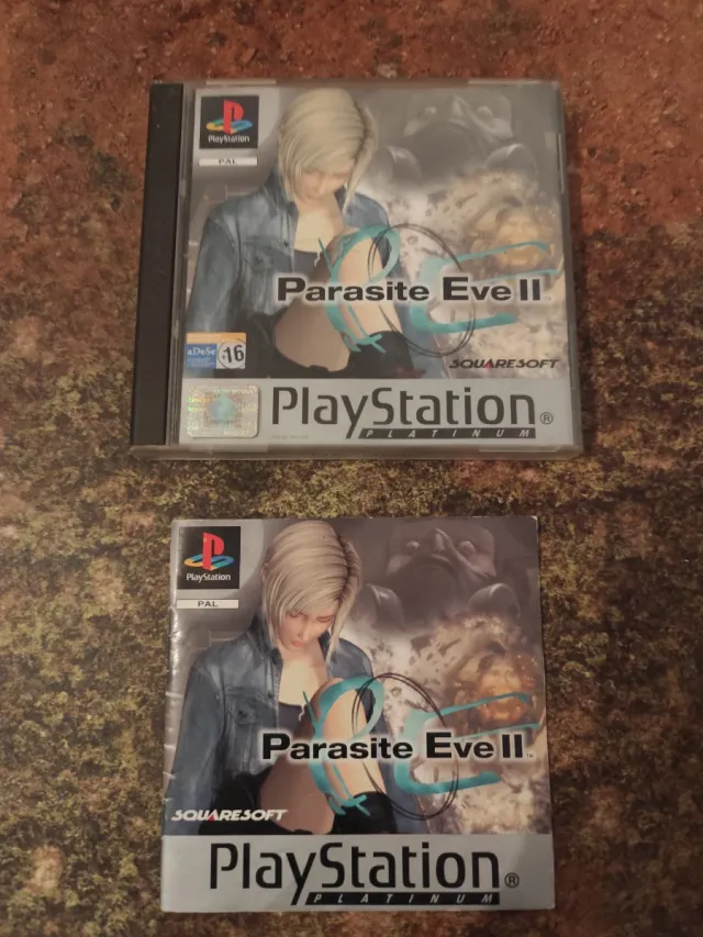 Parasite Eve 2 PS1 Carátula y Manual