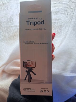 Trípode Rotatorio para Móvil/Cámara