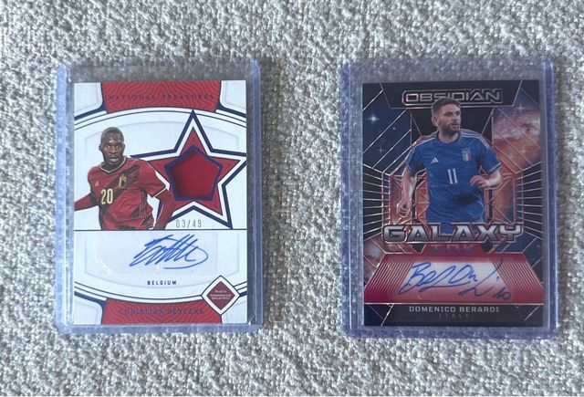 Lote Panini Auto Relic Berardi-Benteke