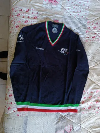 Maglione FIT Tricolore V-Neck