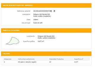 Terreno en venta en Parque de la Bombilla-Pla de Rascanya en Llíria