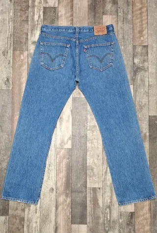 Levi's 501 W34 L32 Jeans Blu