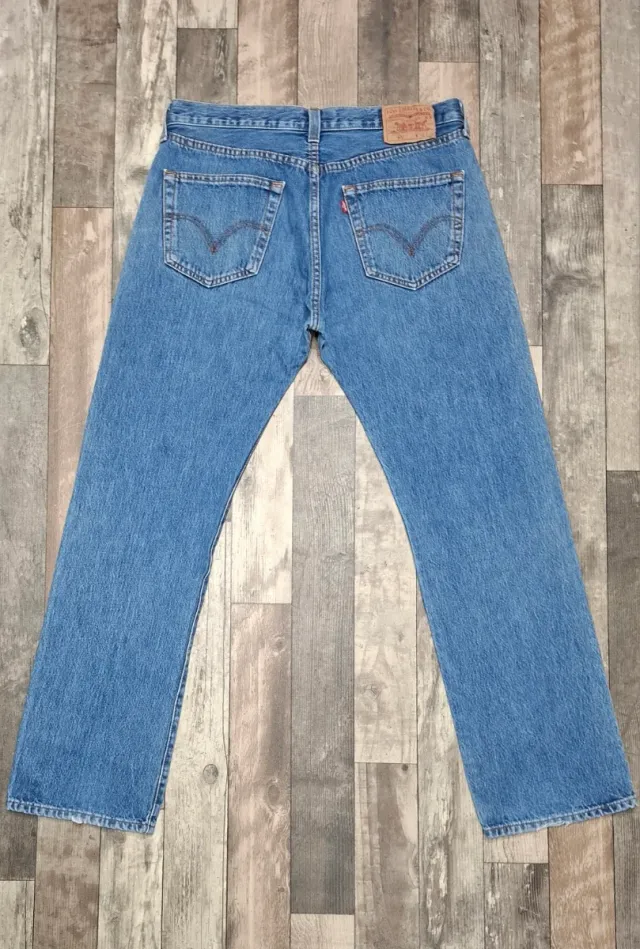 Levi's 501 W34 L32 Jeans Blu
