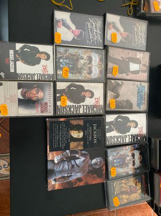 Lote de cintas Michael Jackson