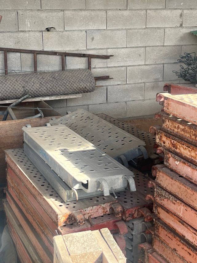 Plataformas de andamio 1x30 y 2x30