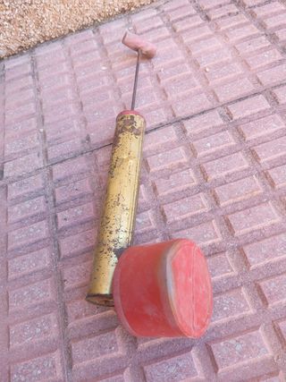 Espray antiguo dorado y rojo