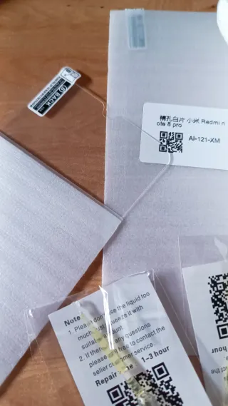 2 Protectores Pantalla Redmi Note 8 Pro