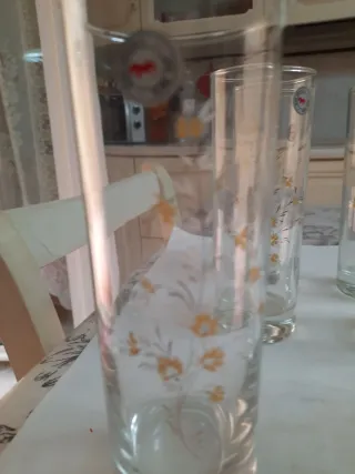 6 Bicchieri Eleganti Cristallo Logo