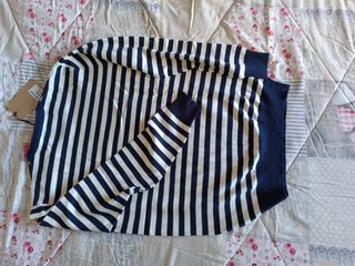 Maglione Louis Plein righe blu/bianco taglia XL