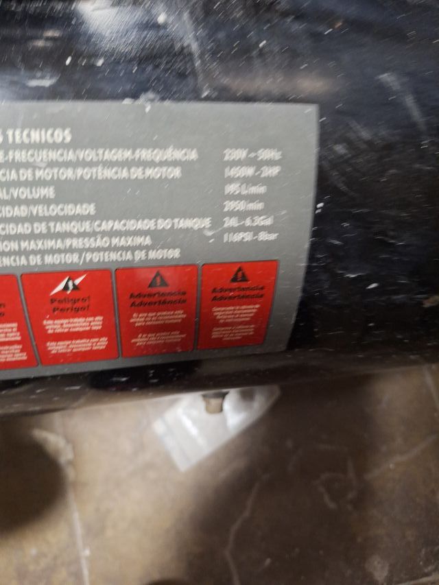 Compresor de aire 2HP