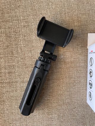 Trípode negro plegable para móvil