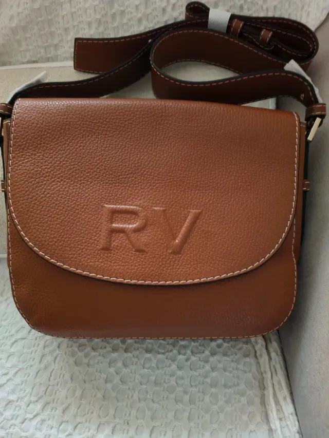 Bolso piel Camel Roberto Verino