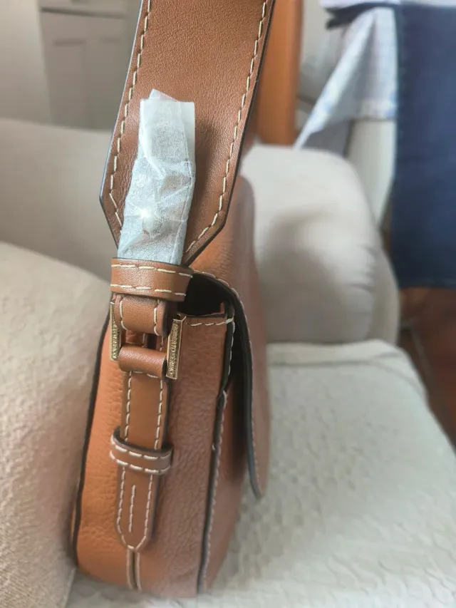 Bolso piel Camel Roberto Verino