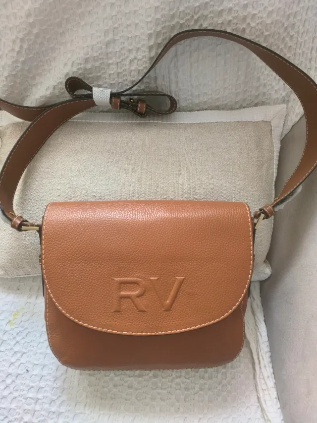 Bolso piel Camel Roberto Verino