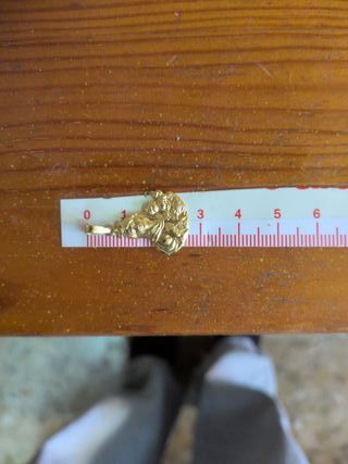 Virgen del Carmen Silueta Colgante Oro