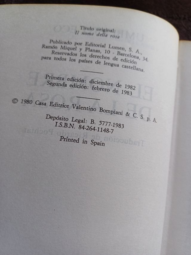 El nombre de la rosa