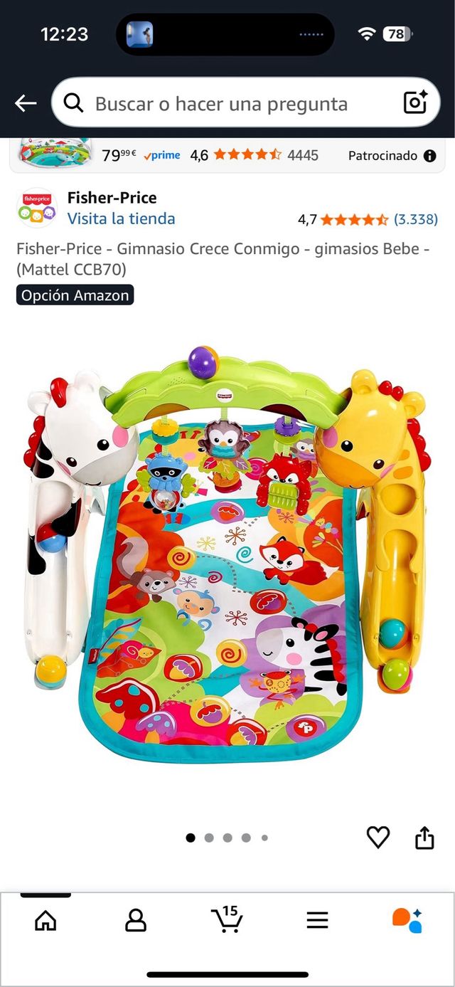 Gimnasio Fisher-Price Crece Conmigo 3-en-1