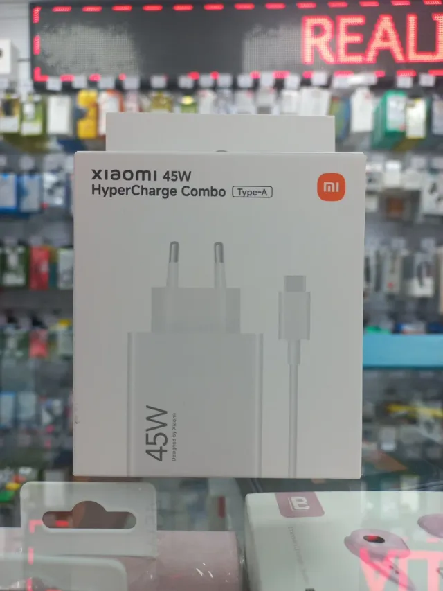 Cargador Xiaomi 45W HyperCharge Combo Type-A