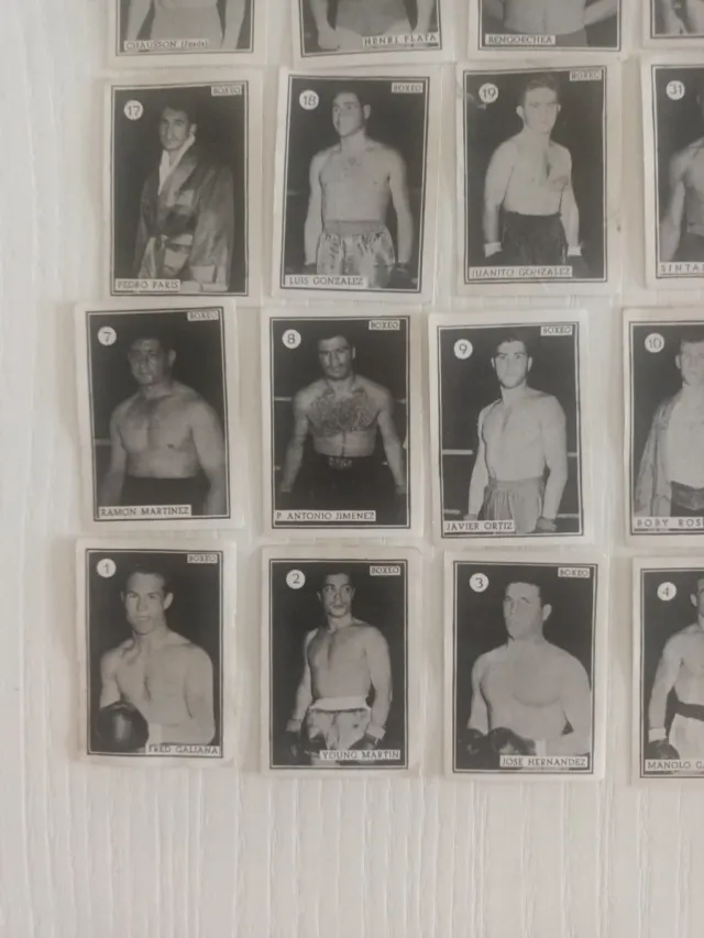 CROMOS BOXEO Y LUCHA LIBRE