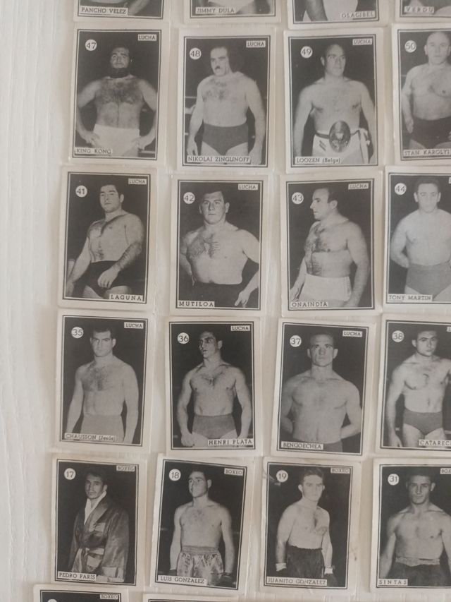 CROMOS BOXEO Y LUCHA LIBRE