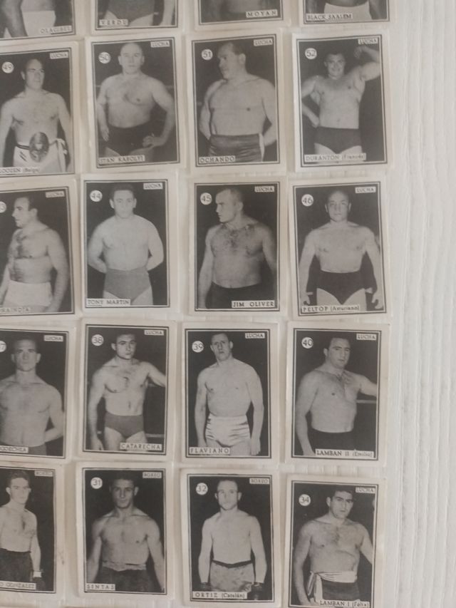 CROMOS BOXEO Y LUCHA LIBRE