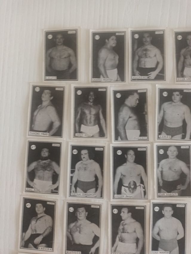 CROMOS BOXEO Y LUCHA LIBRE