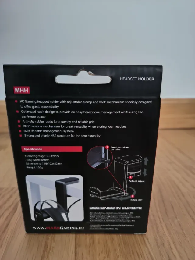 Soporte Auriculares Mars Gaming MHH