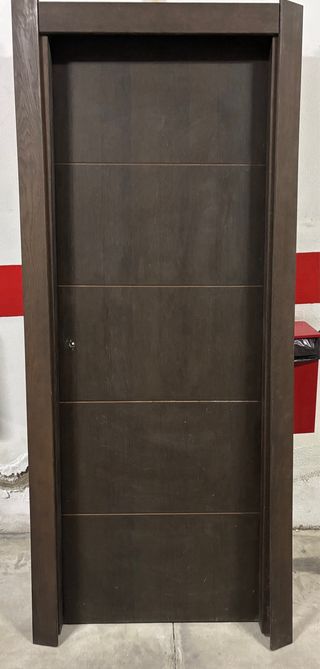 Puertas Roble Wengué Moderna