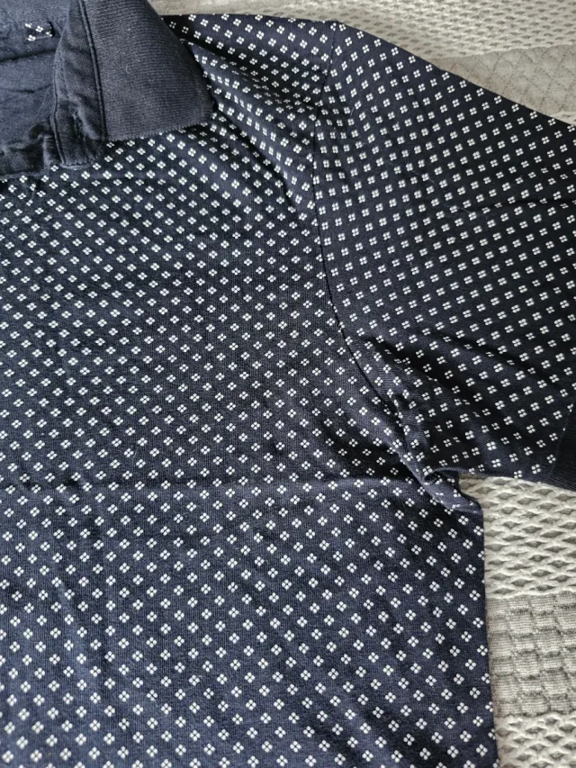 Polo manga corta hombre talla S Smog azul marino