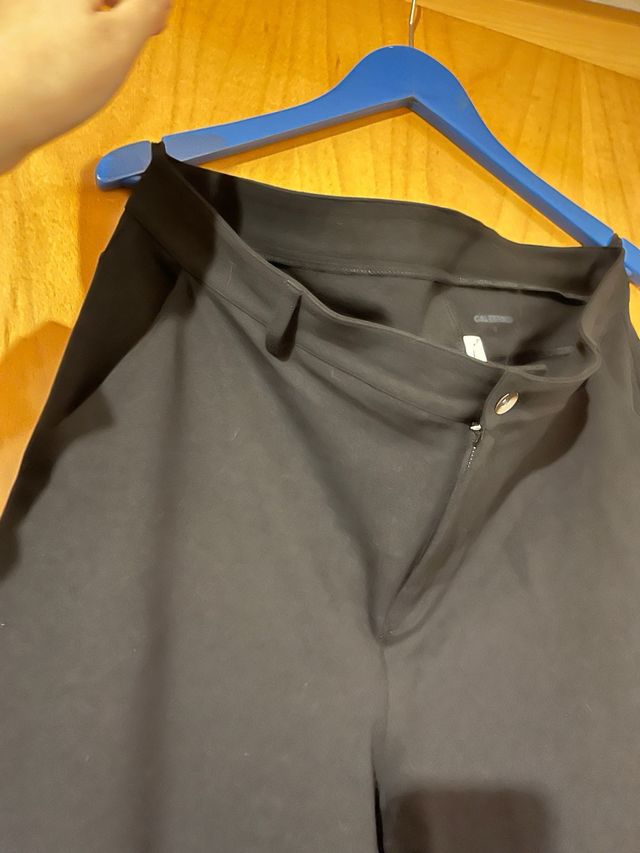 Pantalón Calzedonia Negro Elásticos Talla XL